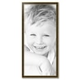 thumbnail image 2 of ArtToFrames 21" x 46" Black Panel With Gold Lip Picture Frame, 21x46 inch Multi Wood Poster Frame (WOM-5092),  Pack, 2 of 7