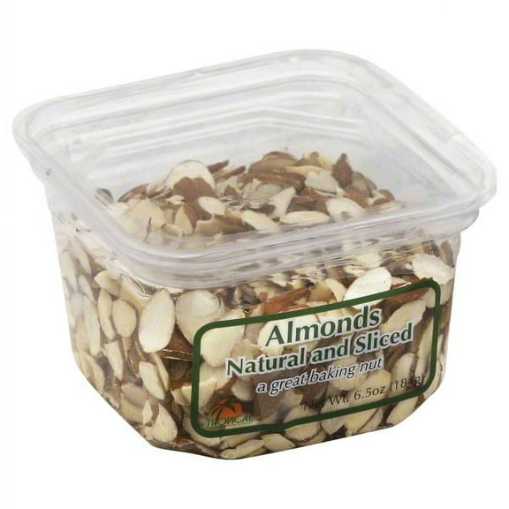 Truly Good Foods Almonds Nat Sliced 6.5oz resealable cube