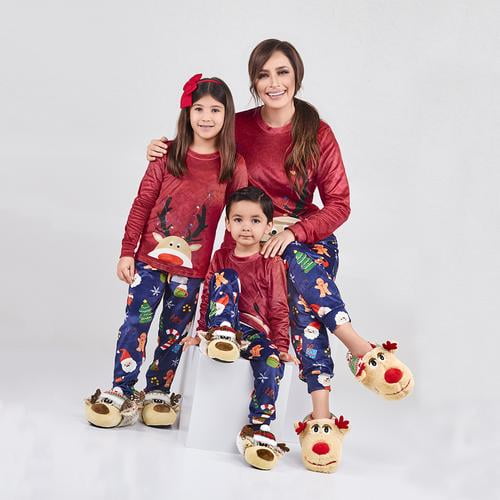 462 77 Conjunto pijama de reno para nino y nina Cklass 462 77 Walmart en linea