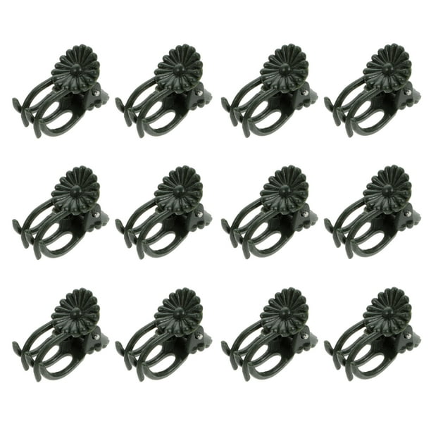 50 pinzas de plástico para orquídeas, prácticas pinzas para sujetar plantas, flores y enredaderas.