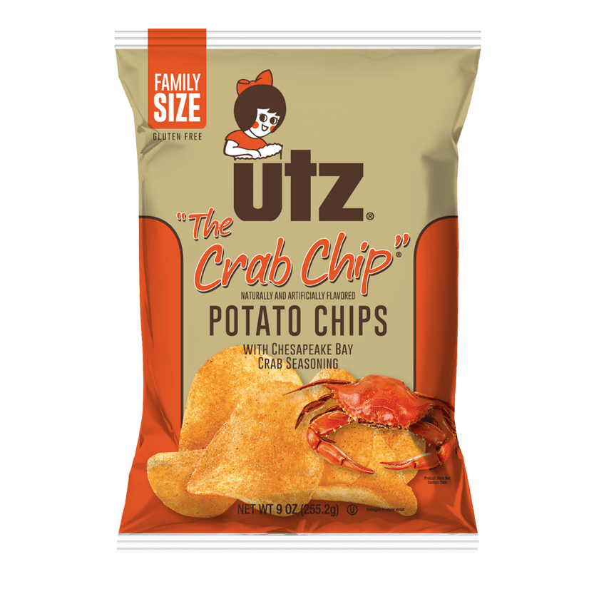 Utz "Crab Chip" Potato Chips 9 oz