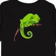thumbnail image 4 of Inktastic Cute Chameleon Boys or Girls Long Sleeve Toddler T-Shirt, 4 of 5