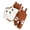 Coffee, variant on larppty Infant Baby Boy Clothes Bear Style Long Sleeve Romper Pants Hat 3PCS Outfits Set