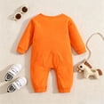 thumbnail image 7 of YDFCWXW Unisex Baby Romper Long Sleeve 100% Cotton Baby Clothes, Baby Footless Jumpsuit for Infant Boys Girls (Orange, 3-6Months), 7 of 7