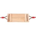 thumbnail image 2 of CHAO Columpio de madera de 40x16x1,2 cm, columpio para niños y adultos, asiento oscilante de madera con cuerdas ajustables para árbol, patio de juegos interior y exterior, 2 of 5