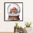 thumbnail image 2 of Pintura de diamante 5D DIY Taladro redondo completo Casa de Navidad Bola de cristal Decoración para el hogar Hugtrwg Para estrenar, 2 of 9