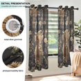 thumbnail image 3 of Yayeee Window Curtains Set of 2 for Living Room Light Filtering 63"x42", Cows and Flowers, 3 of 7