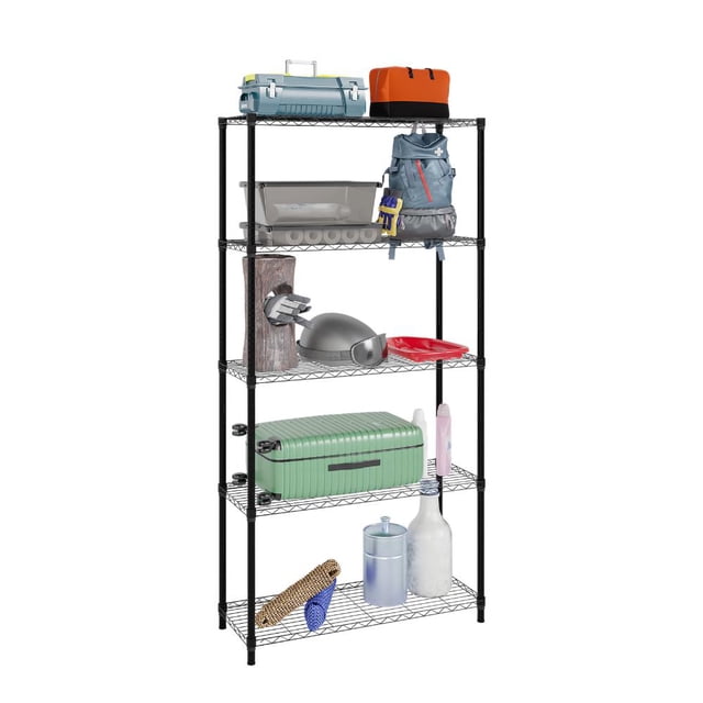 MUBSON Anaquel Metalico Multiusos Uro. Rack Organizador 5 Niveles