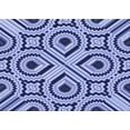 thumbnail image 1 of Ahgly Company Indoor Rectangle Patterned Sapphire Blue Area Rugs, 2' x 4', 1 of 6