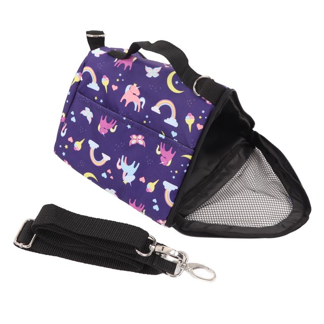 Bolsa de viaje portátil para mascotas pequeñas, bolsa portátil para hámster al aire libre, bolsa de transporte para mascotas con hombro transpirable