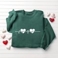 thumbnail image 3 of zbxnLI Womens Spring Sweatshirts Crew Neck Pullover Top Valentine's Day Tops Long Sleeve Sweatshirt Fashion Outfits, 3 of 6