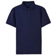 thumbnail image 2 of Zysthvn Casual Shirts for Men Tall and Big Summer Lapel Mens Shirts Short Sleeve Polo Shirts Solid Shirts, 2 of 7