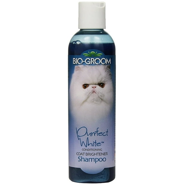 32 oz (4 x 8 oz) Bio Groom Purrfect White Cat Shampoo