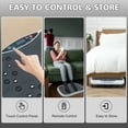 thumbnail image 5 of SHINPT Vibration Plate Exercise Machine, Workout Equipment with Resistance Band, Vibration Plate for Lymphatic Drainage, Vibrating Plate Exercise Machine for Weight Loss, Cardio Equipment, 5 of 8