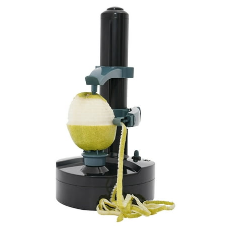 Electric Automatic Rapid Peeler Vegetable Fruit Peeler Black Food Peeler with Ultra Safe Design Vegetables Peeler Fruits Peeler