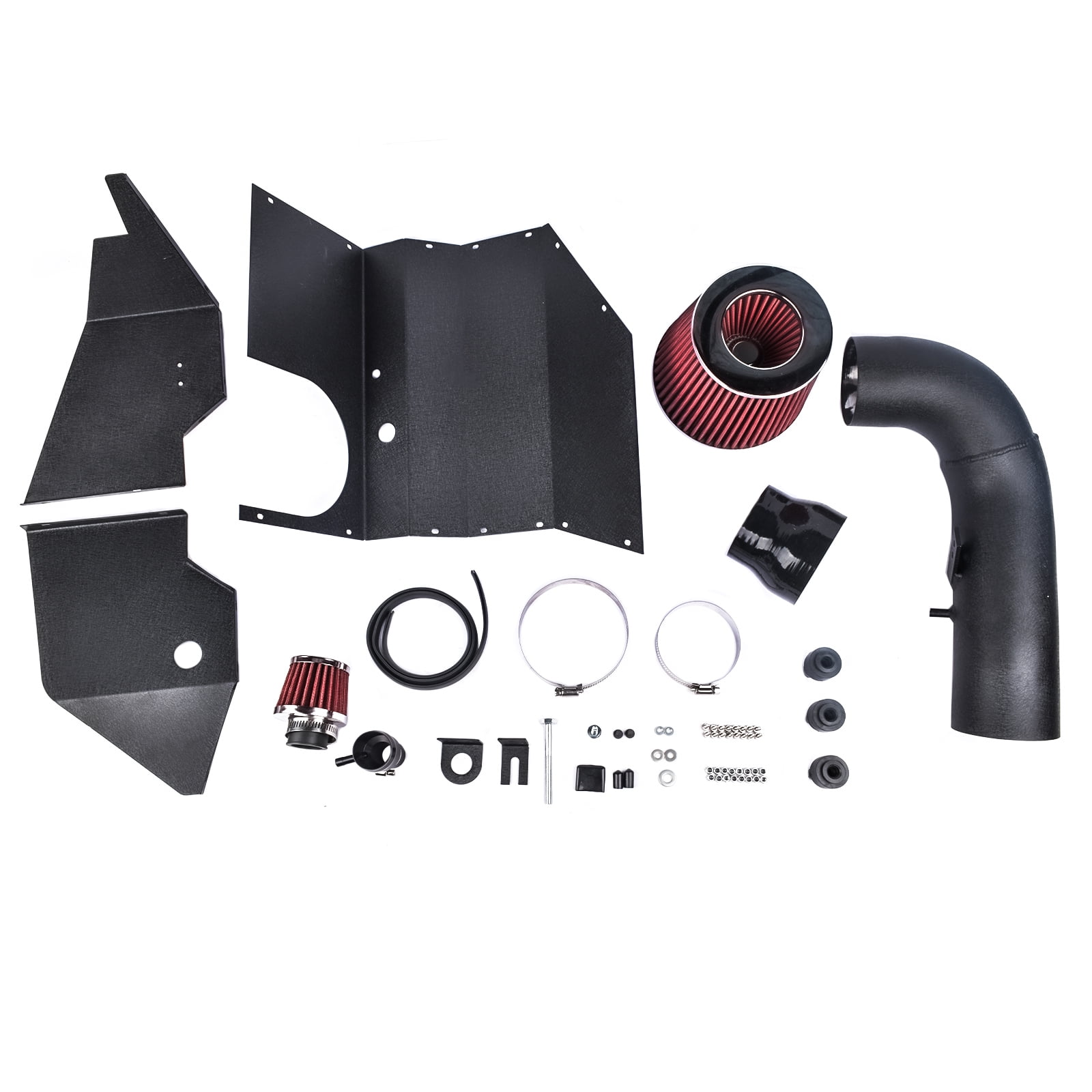 Koomaha For 2015- VW MK7/7.5 GTI Golf R Audi S3 A3 TTS TT 3.5'' Cold Air Intake System KD4183BK