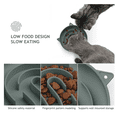thumbnail image 5 of Silicone Slow Feeder Dog Cat Bowls, Interactive Puzzle Toy for Pets Food Training, Keeps Dogs Cats Busy, Prevents Puppy Kitty Overeating , 5 of 6