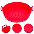thumbnail image 4 of Pot en Silicone pour Friteuse à Air Chaud Doublure en Silicone pour Friteuse à Air Doublure de Four pour Friteuse à Air Doublure de Four à Gâteau en Silicone, 4 of 9