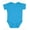 Aqua, variant on Rabbit Skins Infant Baby Rib Bodysuit