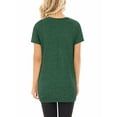 thumbnail image 6 of FAMITION Casual Cute Short Sleeve T Shirts for Women Summer Twist Knotted Blouse Tunic Tops, 6 of 8