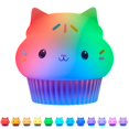 thumbnail image 1 of Lámpara de Luz de Colores Gato Cakey de la Casa de Muñecas de Gabby por Lights By Night, 1 of 6