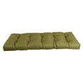 thumbnail image 3 of 46-inch by 19-inch Tufted Solid Outdoor Spun Polyester Loveseat Cushion Green-Color, 3 of 3