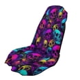 thumbnail image 2 of Xixirimido Colorful Skulls Car Accessories Sweat Towel Seat Cover Universal Non-Slip for Car Truck SUV Athletic Running Towel for Workout Outdoor Sport Activities, 2 of 8