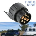 thumbnail image 4 of 13 Pin To 7 Pin 12V Trailer Adaptor Caravan Truck Towbar Car Towing Plug Adapter Towing Socket Converter Adapter Car Accessories Fangkenuo, 4 of 9
