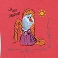 thumbnail image 3 of Frozen - Olaf Presents - Olaf Tangled - Women's Short Sleeve Graphic T-Shirt, 3 of 5