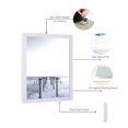 thumbnail image 5 of White 10x10 Picture Frame Wood Gallery Wall Modern Decor Modern - 10 x 10 Poster Frame, 5 of 10