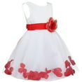 thumbnail image 2 of DPOIS Girls Princess Pageant Flower Girl Dress Wedding Bridesmaid Tulle Prom Ball Gown Red 4, 2 of 4