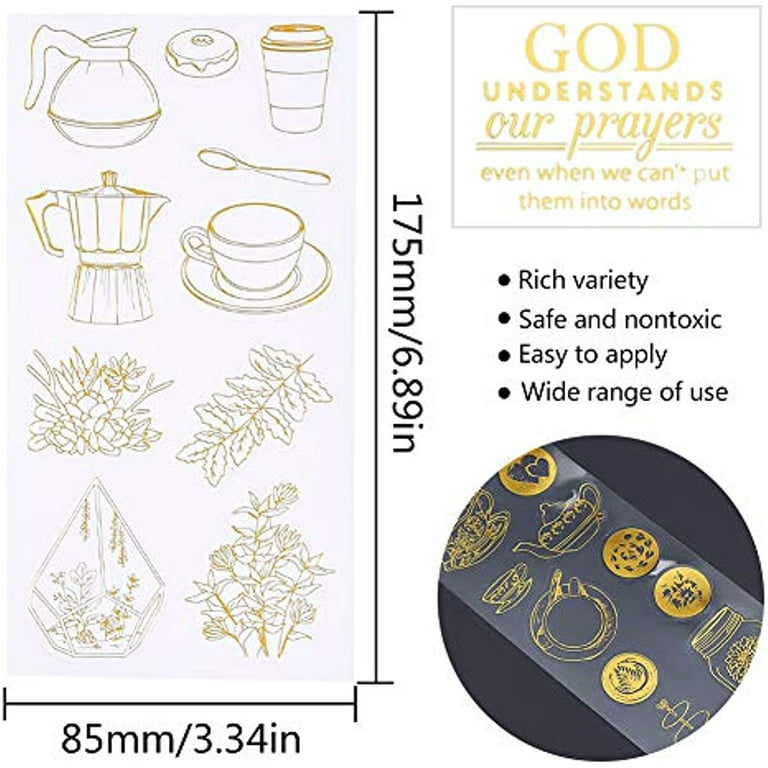 Let's Resin Transparent Decorate Film & Stickers - 25 Sheets