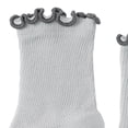 thumbnail image 6 of Lumosvexa Baby Girls Cotton Socks Mid Calf Lightweight Soft Comfort Toddler Daily Cute Socks Gray 0T, 6 of 7