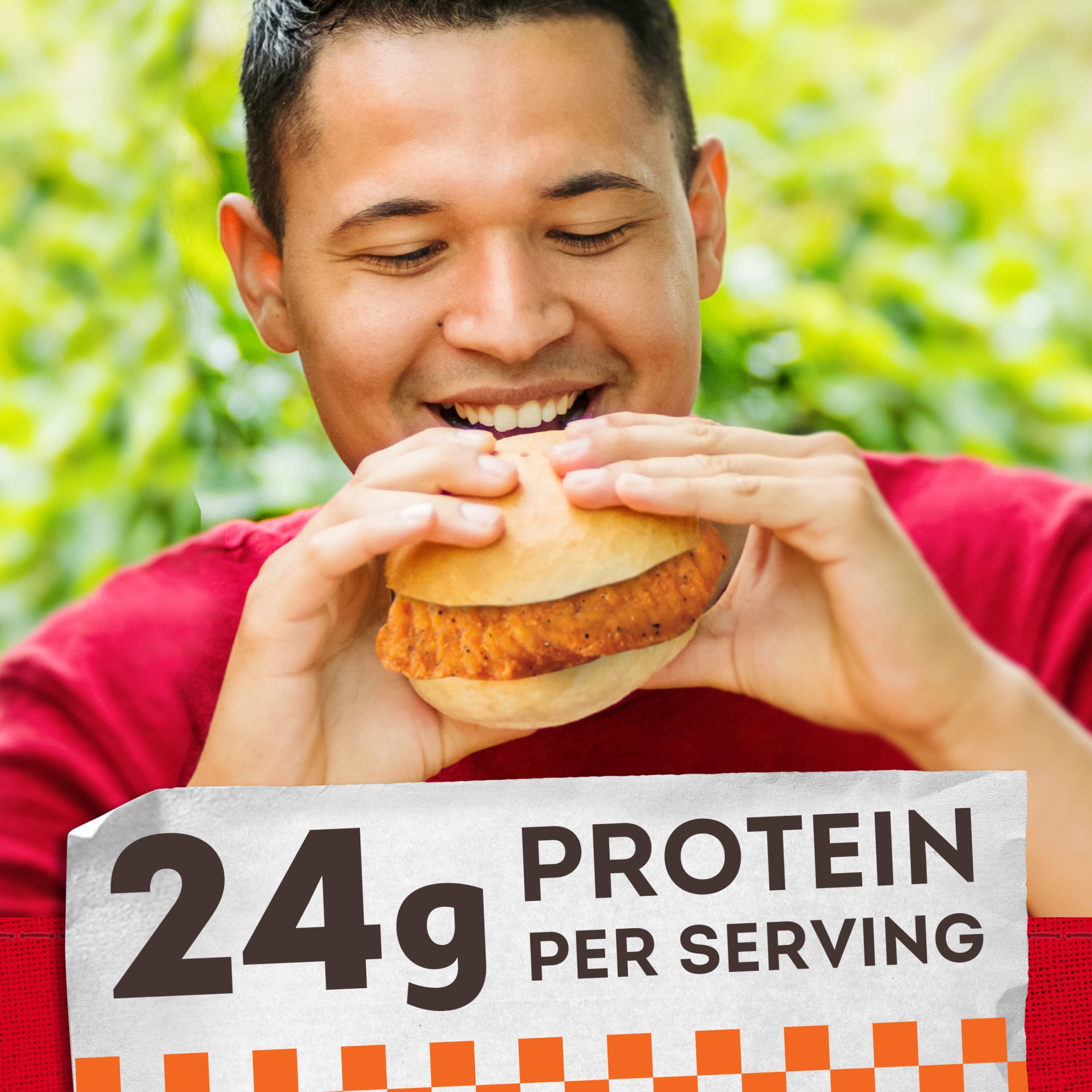 Tyson Spicy Chicken Breast Sandwich, 1.5 lb, 4 Count (Frozen Fully Cooked)