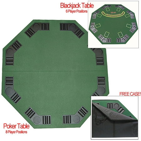 Trademark Poker Deluxe Poker and Blackjack Table Top with