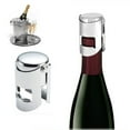 thumbnail image 1 of Tapón de champán de acero inoxidable | Tapón sellador de botellas de vino espumoso | Ajuste de cerradura a prueba de fugas | Conserva la frescura | Se adapta a la mayoría de las botellas | Fácil de, 1 of 9