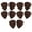 Brown6, variant on BESTSKY 5Pcs Guitar Picks,Fast Action Guitar Accessories for Speedy Play,Comfortable Grip Guitar Pick for Long Sessions,Brown9