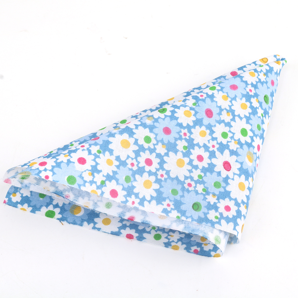 7pcs Blue Series Cotton Fabric Flower Floral Pattern Sewing Textile Material for DIY Patchwork Bedding - image 3 of 3