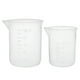 thumbnail image 1 of Conjunto de 2 Vasos Medidores Plásticos Graduados 50mL 100mL, 1 of 5