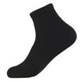 thumbnail image 2 of 12 Pairs Cushion Quarter Socks with Arch Support Cotton Unisex Athletic Sports Workout Running Comfort Sweat-absorbing Anti-Slip Comfy Value Pack, 2 of 3