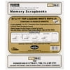 Pioneer Photo Albums Rw85 8.5" X 11" White Top Loading Scrapbook Refill Pages