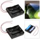 thumbnail image 3 of 2 Uds 3 Ranuras Plástico 18650 Baterías Estuche Protector Almacenamiento Con Pin Cable, 3 of 5