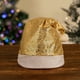 thumbnail image 4 of Sombrero de Santa, sombreros de Navidad divertidos con lentejuelas, sombrero clásico de terciopelo de vacaciones, sombrero unisex de Navidad y Año Nuevo, dorado, 4 of 7