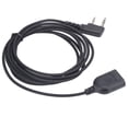 thumbnail image 3 of Cable de extensión para auricular de walkie-talkie (macho a hembra, 2 pines) para Baofeng UV-5R BF-888S, 3 of 14