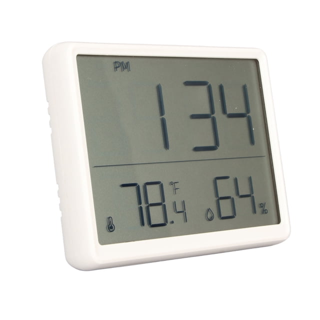 Reloj Despertador Digital, Succión Magnética, Pantalla Clara, Temperatura, Humedad, Reloj Electrónico, Multifunción, Fácil De Leer Para Dormitorio