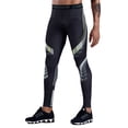 thumbnail image 3 of Pantalon de Sport pour Hommes Imprimé Bodycon Extensible Évacuant l'Humidité Course Gym Basketball Vêtements de Sport, 3 of 8