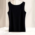 thumbnail image 2 of Gkeoshab Women's Sleeveless Thermal Tank Top Seamless Slim Fit Base Layer Fall Spring Warmth Black XXL, 2 of 3
