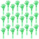thumbnail image 1 of Hand Clappers ZCYSRLQIN, color verde lima, 19 cm, 24 unidades, obsequios de fiesta, 1 of 7
