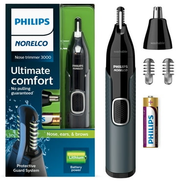 Philips Norelco Nose Trimmer 3000, For Nose, Ears Eyebrows, NT3600/42