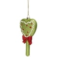 thumbnail image 4 of Northlight 6" Glitter Shatterproof Heart Lollipop Christmas Ornament - Green/Red, 4 of 7